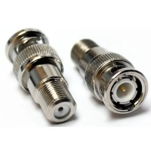 Bnc Male To Av Female Plug Connector For Cctv Camera - 10pieces