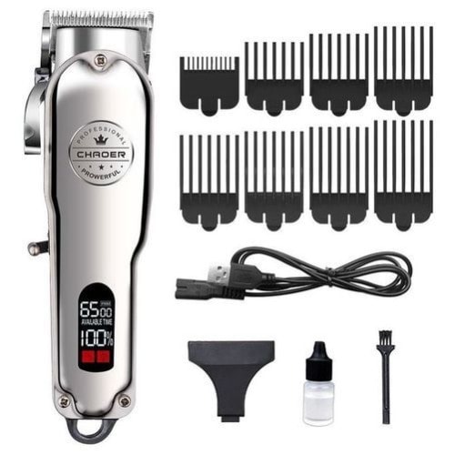 Professional Rechargeable Wireless Hair Clipper-Voltage 110-240V