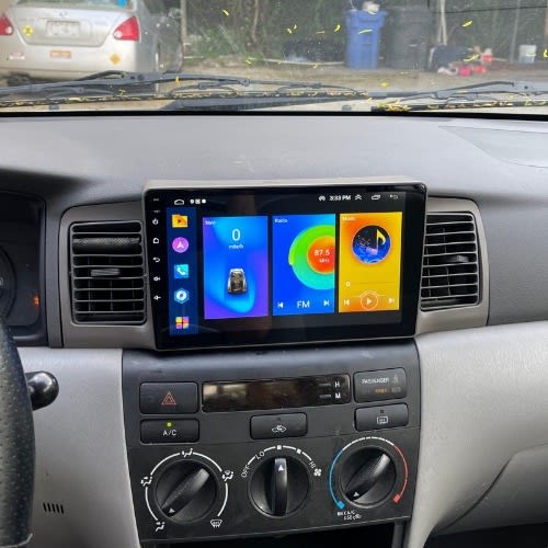 Corolla 2003 - 2007 Car Android Gps Navigation Stereo Radio Player With Rear Camera