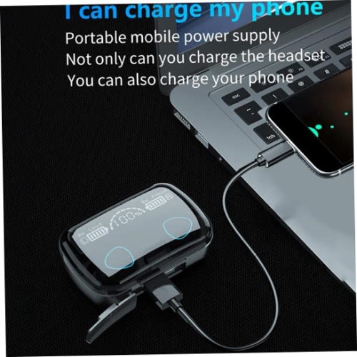 Wirless Earbud With 3,500mah Power Bank Box