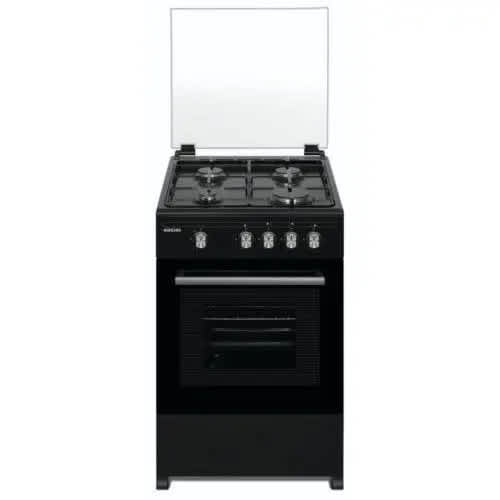 4 Burner Gas Cooker +oven- Black - 50*50cm