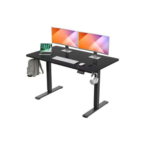 Adjustable Height Desk For Laptop - 1.6m - Black