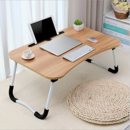 Multipurpose Laptop Table With Dock Stand & Cup Holder