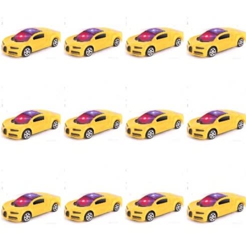 Dozen Of Yellow Toy Car For Children