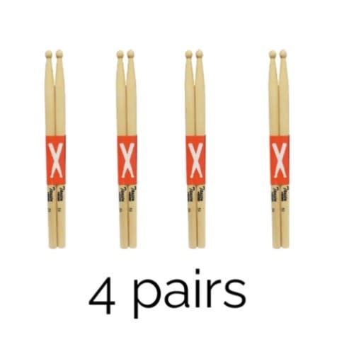 Tensen 5a Drum Sticks - 4pairs