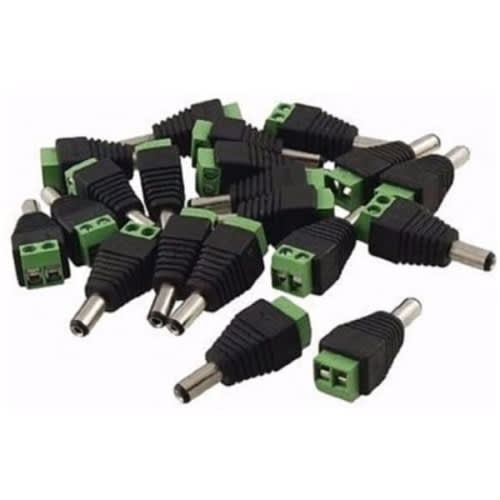 Cctv Power Plugs For Surveillance Camera - 20 Pieces