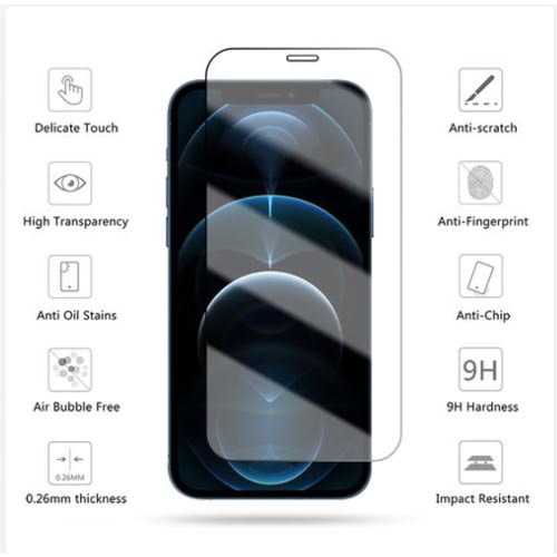 Tempered Glass For iPhone 11 With Screen Cleaner