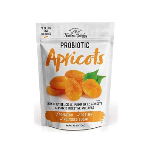 Natures Garden Probiotic Apricots - Probiotic Dried Fruit - Plump Dried Apricots - 1134grams