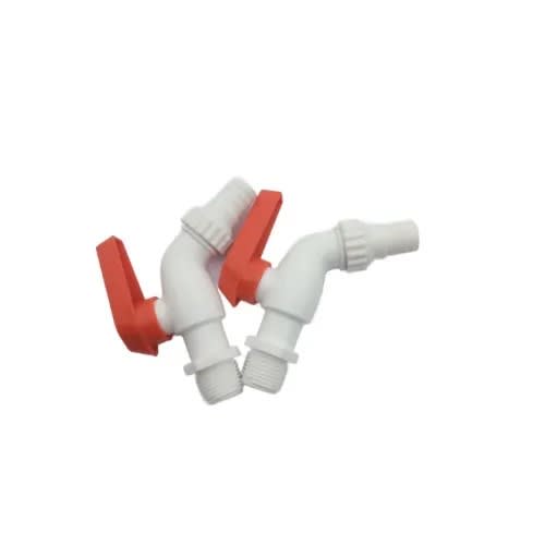 Plastic Pvc Water Tap 1/2 Inch X 2 Pieces