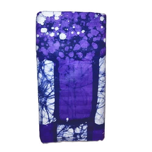 Handcrafted Batik Cotton Fabric - Purple Combo - approx 5 Yards