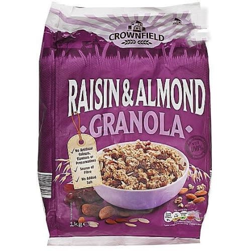 Delicious Healthy Granola Cereal (with Raisin & Almond)