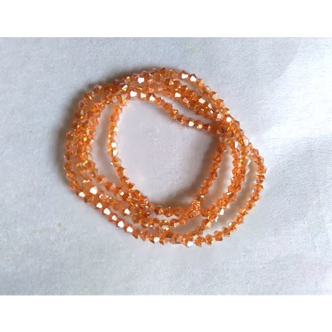 Glassy Stone Waist Beads-set Of 3