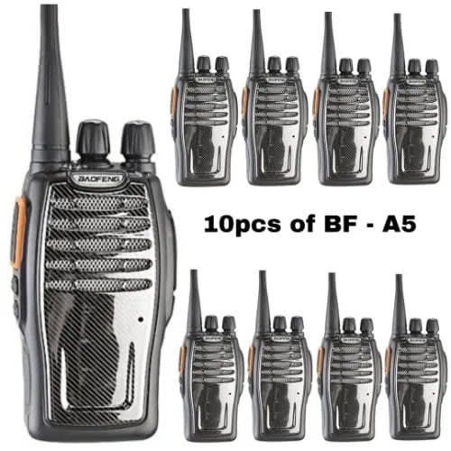 2-way Radio With 5km Range - Bf-a5-10 Pieces