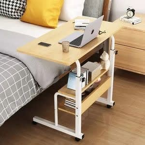 Adjustable Movable Laptop Table And Bedside Table - 3 Layers