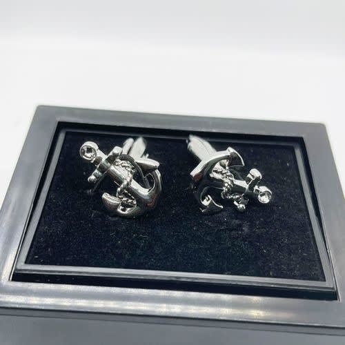 Men's Cufflinks - Silver Platted