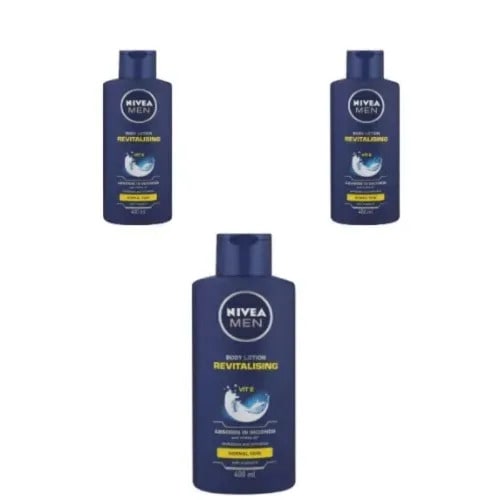 Nivea Revitalizing Body Lotion For Men - 400ml - 3Pcs
