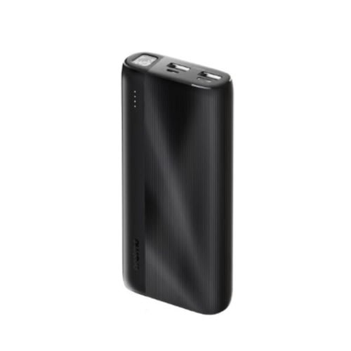Power Bank - Usb And Type C Port  - 20000mAh - Black