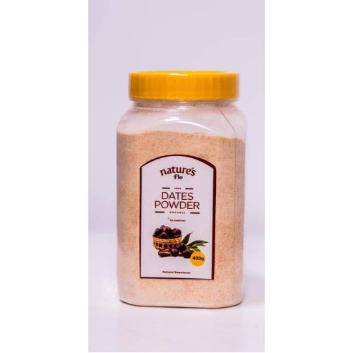 Naturesflo Dates Powder 400g X 1 -100% Organic Natural Sweetener