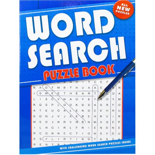 Word Search Puzzle Book - Blue