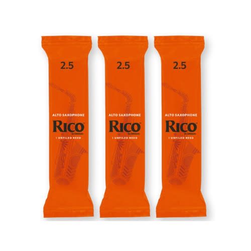 Rico Alto Saxophone Reeds Strength 2.5 - 3pieces