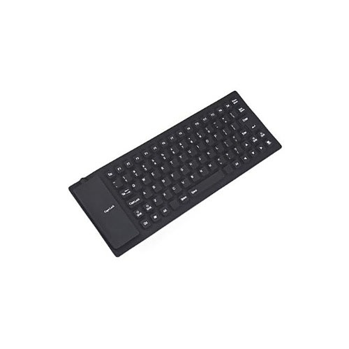 Flexible USB External Keyboard - Black