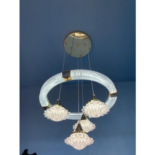 Led Pendant Pop Light and Chandelier Lamp - 3 in 1 colour