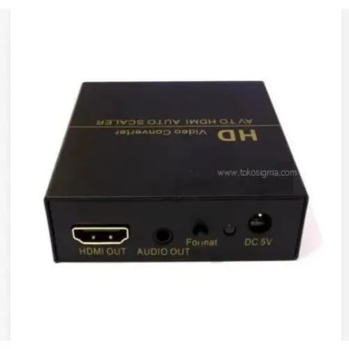 Hd Video Converter Hdmi To Av Auto Scaler