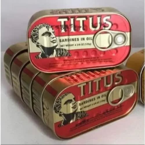 Titus Sardine - 125g X 6 Pieces
