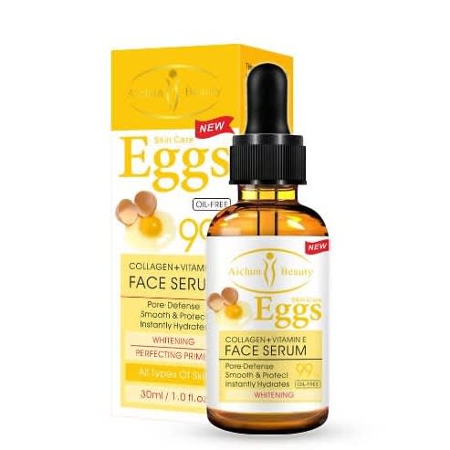 Aichun Beauty Collagen+vitamin E Egg Face Whitening Serum - 99% Oil Free - 50ml