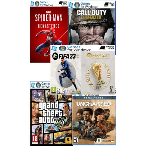 PC - Laptop - Computer Games Collection + 500GB External Hard Drive