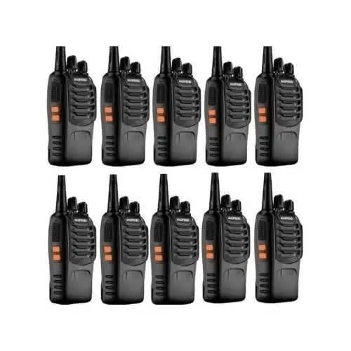Bf-888s Walkie-talkie - 5km Long Distance Communication High-power Device - 10 User Package