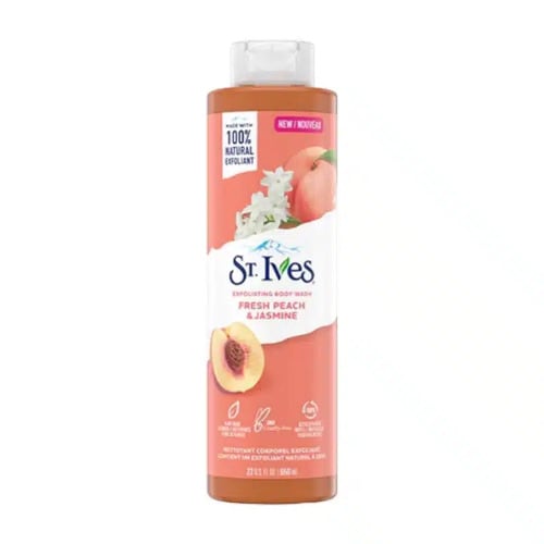 St Ives Exfoliating Body Wash Fresh Peach & Jasmine - 650ml