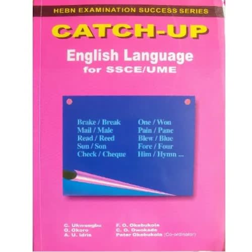 Catch-up English Language For Ssce/utme