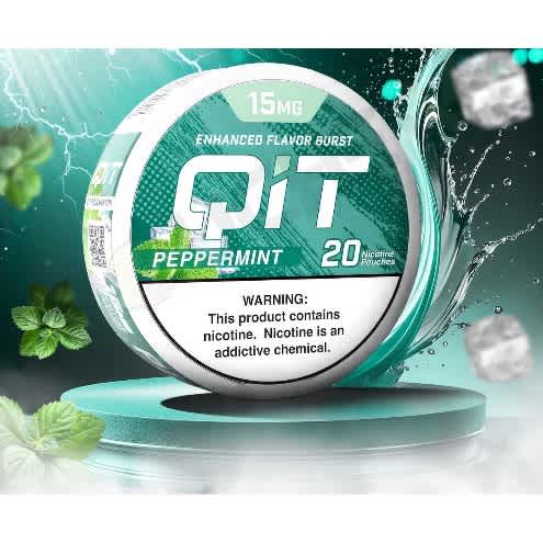 Qit Pouches- Pepper Mint Flavour 15mg