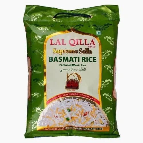 Supreme Sella Basmati Rice - Parboiled Rice 5kg - Carton Of 4
