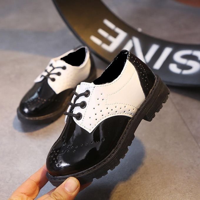 New Boy's Leather Back To School/ Multipurpose Shoes
