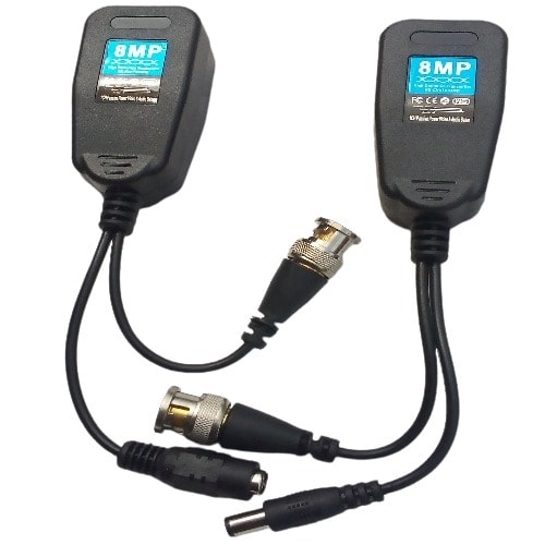 8 Mp Bnc Video Balun -10 Pairs -2 Pieces