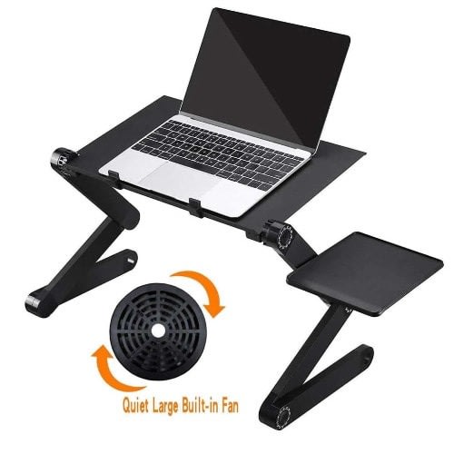 T9 Multi Functional Adjustable Laptop Table And Cooling Fan