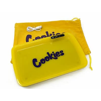 Cookies Led Glow Rolling Tray - Yellow