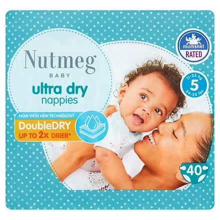 Ultra Dry Nappies -Size 5 -40Pieces