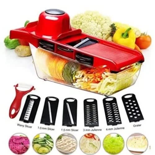 Mandoline Slicers & Vegetable Cutter + Grater & Chopper
