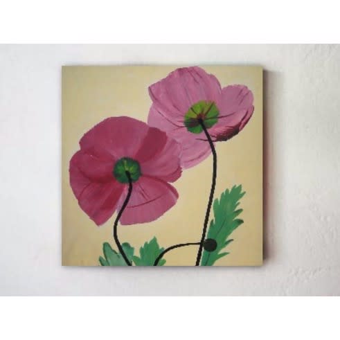 Wall Art Canvas Painting - Ready To Hang-flower