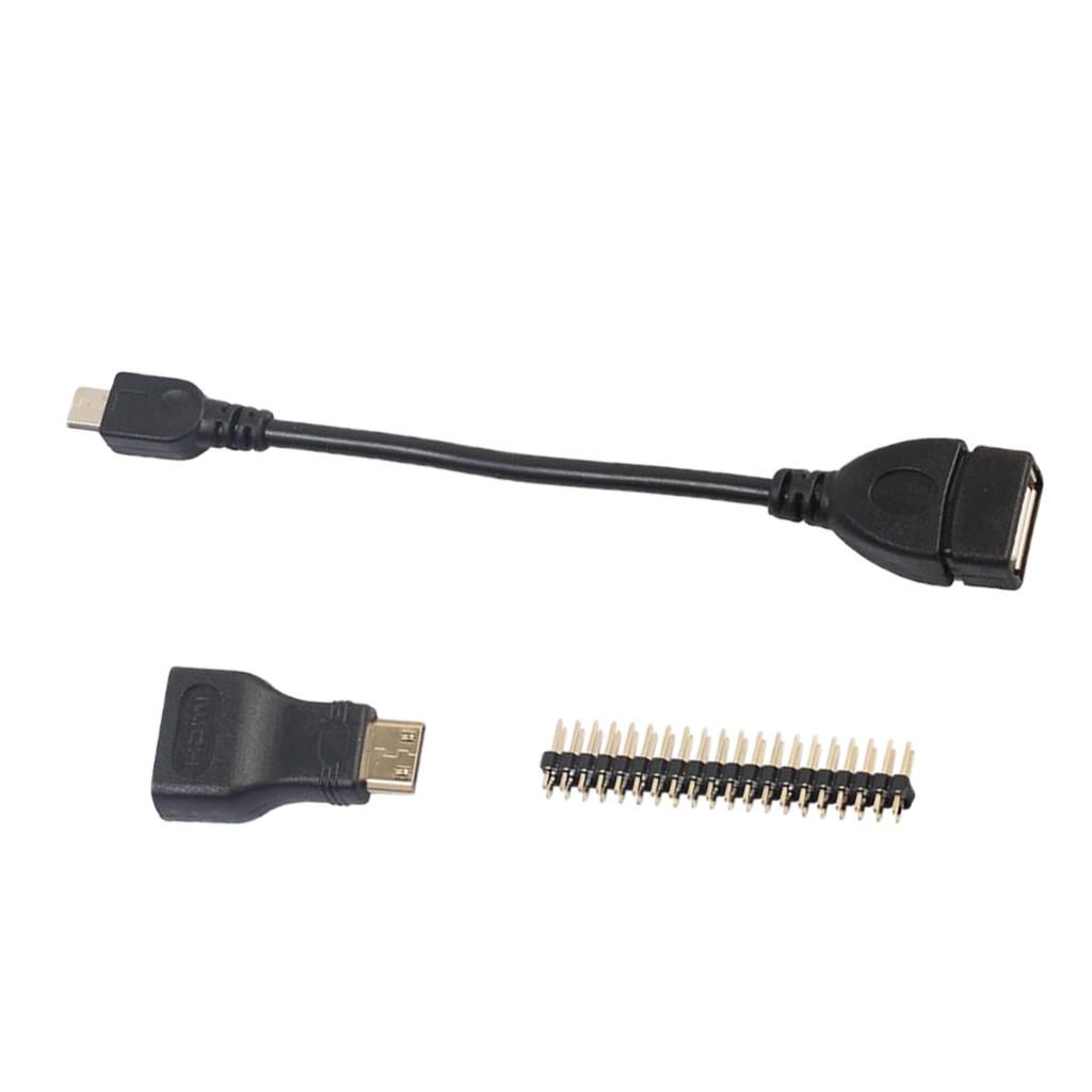 Mini Hdmi Raspberry Pi Buy Raspberry Pi Mini HDMI To HDMI Adapter+Micro USB+GPIO Header
