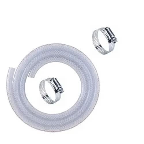 3 Meters Braided Water Hose 1.4'' Tube + 2 Hose Clamp