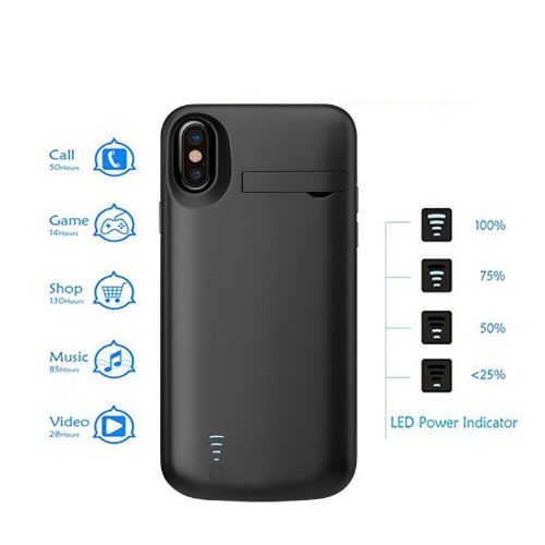 Battery Case For iPhone X - XS - JLW - X2M - 5000mAh