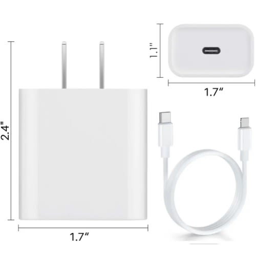 Charger For Iphone - Type-c To Iphone - Cord And Adapter