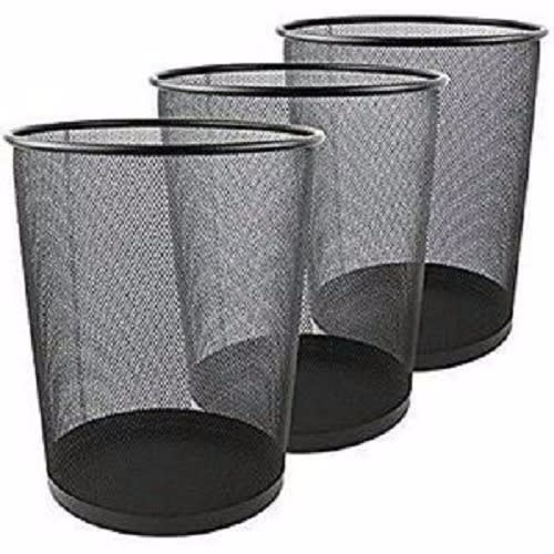 Mesh Wire Waste Bin - Large - 3pcs