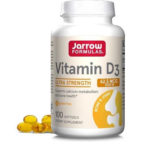 Vitamin D3 62.5 Mcg (2,500 Iu) - 100 Servings (softgels)