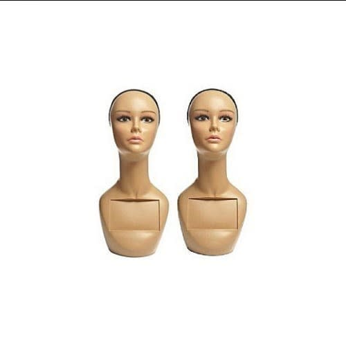 Mannequin Dummies Head Display -2 Pieces