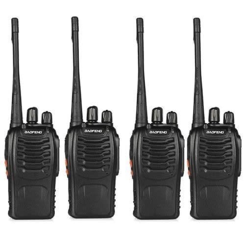Walkie Talkie Two Way Radio Uhf 400-470mhz Bf-888s - 4pcs